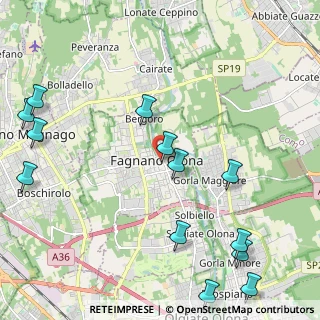 Mappa Via Alessandro Volta, 21054 Fagnano Olona VA, Italia (2.80385)