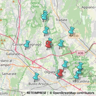 Mappa Piazza S. Gaudenzio, 21054 Fagnano Olona VA, Italia (4.506)