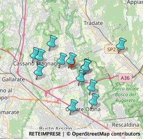 Mappa Piazza S. Gaudenzio, 21054 Fagnano Olona VA, Italia (3.07)