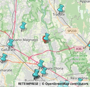 Mappa Piazza Cavour, 21054 Fagnano Olona VA, Italia (6.65813)