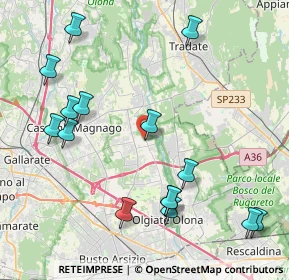 Mappa Piazza Cavour, 21054 Fagnano Olona VA, Italia (4.836)