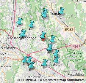 Mappa Piazza S. Gaudenzio, 21054 Fagnano Olona VA, Italia (4.00278)