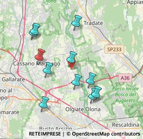 Mappa Piazza S. Gaudenzio, 21054 Fagnano Olona VA, Italia (3.71455)