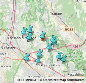 Mappa Piazza S. Gaudenzio, 21054 Fagnano Olona VA, Italia (3.12357)