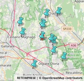 Mappa Piazza S. Gaudenzio, 21054 Fagnano Olona VA, Italia (3.39833)