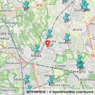 Mappa Via Galileo Galilei, 22060 Cabiate CO, Italia (3.25429)
