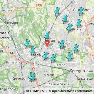 Mappa Via Galileo Galilei, 22060 Cabiate CO, Italia (2.27125)