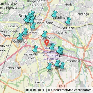 Mappa Via Aeroporto, 24050 Orio al Serio BG, Italia (2.164)