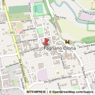 Mappa Piazza Garibaldi Giuseppe, 5, 21054 Fagnano Olona, Varese (Lombardia)