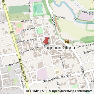 Mappa Piazza Garibaldi, 1, 21054 Fagnano Olona, Varese (Lombardia)