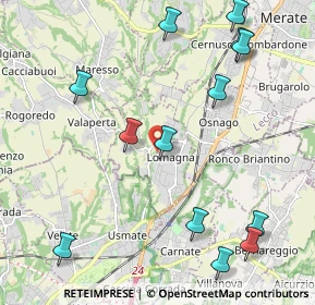 Mappa Via Legnano, 23871 Lomagna LC, Italia (2.55846)