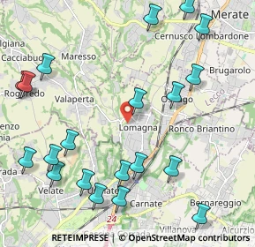 Mappa Via Legnano, 23871 Lomagna LC, Italia (2.625)
