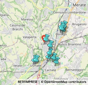 Mappa Via Legnano, 23871 Lomagna LC, Italia (1.625)