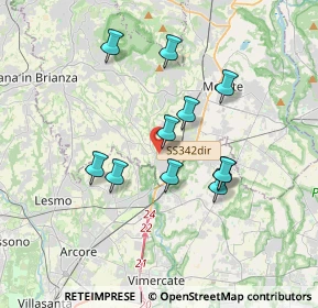 Mappa Via Legnano, 23871 Lomagna LC, Italia (3.08)