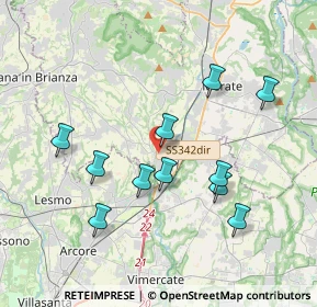 Mappa Via Legnano, 23871 Lomagna LC, Italia (3.62727)