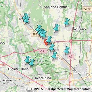 Mappa Via Galileo Galilei, 22076 Mozzate CO, Italia (3.305)