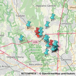 Mappa Via Galileo Galilei, 22076 Mozzate CO, Italia (3.434)