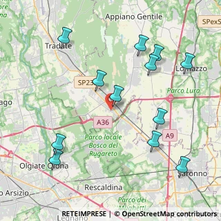 Mappa Via Galileo Galilei, 22076 Mozzate CO, Italia (4.64833)