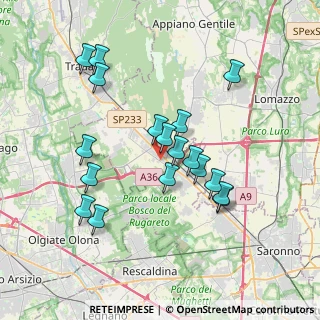 Mappa Via Galileo Galilei, 22076 Mozzate CO, Italia (3.48111)