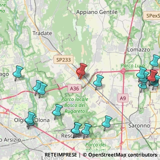 Mappa Via Galileo Galilei, 22076 Mozzate CO, Italia (6.087)