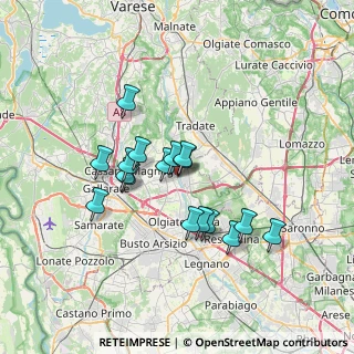 Mappa Via Colombo Cristoforo, 21054 Fagnano Olona VA, Italia (5.73)