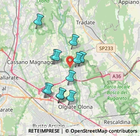 Mappa Via Colombo Cristoforo, 21054 Fagnano Olona VA, Italia (2.99583)