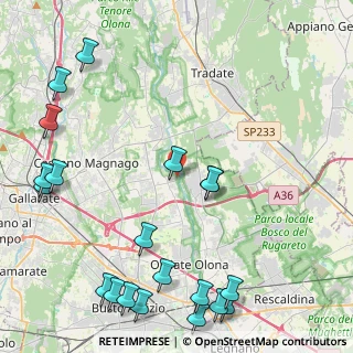 Mappa Via Colombo Cristoforo, 21054 Fagnano Olona VA, Italia (5.9955)