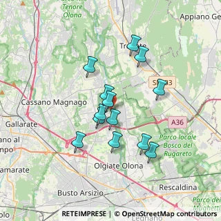 Mappa Via Colombo Cristoforo, 21054 Fagnano Olona VA, Italia (2.91231)