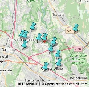 Mappa Via Alessandro Manzoni, 21054 Fagnano Olona VA, Italia (3.06)