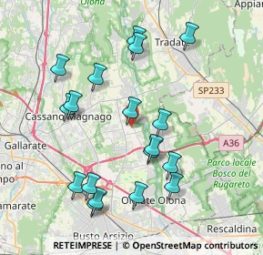 Mappa Via Alessandro Manzoni, 21054 Fagnano Olona VA, Italia (3.98778)