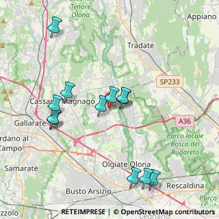 Mappa Via Alessandro Manzoni, 21054 Fagnano Olona VA, Italia (4.02)