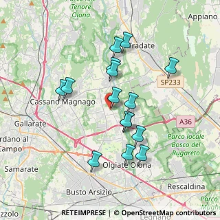 Mappa Via Alessandro Manzoni, 21054 Fagnano Olona VA, Italia (3.29133)