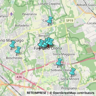 Mappa Via Alessandro Manzoni, 21054 Fagnano Olona VA, Italia (1.35167)