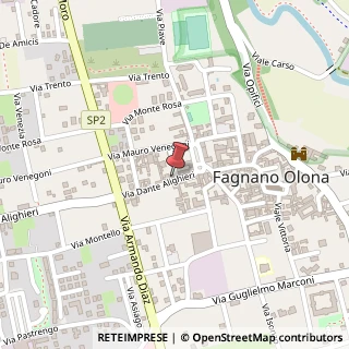 Mappa Via Dante Alighieri, 8, 21054 Fagnano Olona, Varese (Lombardia)