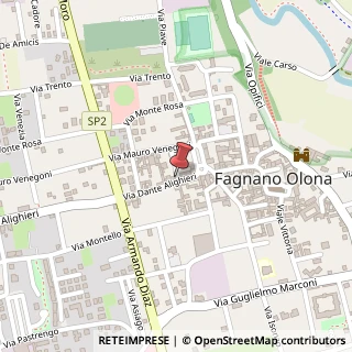 Mappa Via Dante Alighieri, 23, 21054 Fagnano Olona, Varese (Lombardia)