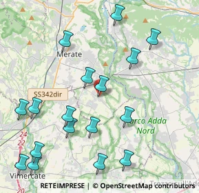 Mappa Via Gramsci, 23878 Verderio superiore LC, Italia (4.86235)