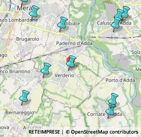 Mappa Via Gramsci, 23878 Verderio superiore LC, Italia (2.88)