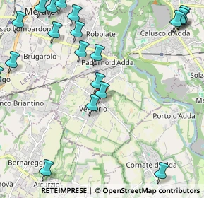 Mappa Via Gramsci, 23878 Verderio superiore LC, Italia (2.926)