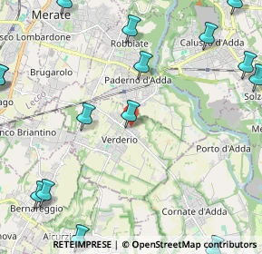 Mappa Via Gramsci, 23878 Verderio superiore LC, Italia (3.32875)