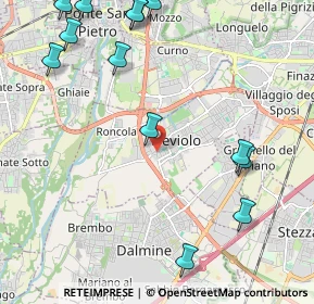 Mappa Via Risorgimento, 24048 Treviolo BG, Italia (2.78769)