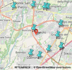 Mappa Via Risorgimento, 24048 Treviolo BG, Italia (2.56167)