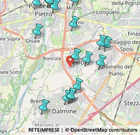 Mappa Via Risorgimento, 24048 Treviolo BG, Italia (2.29882)
