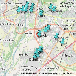 Mappa Via Risorgimento, 24048 Treviolo BG, Italia (2.371)