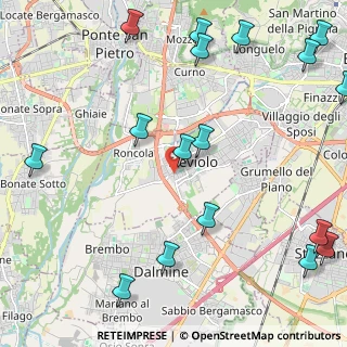 Mappa Via Risorgimento, 24048 Treviolo BG, Italia (3.00882)