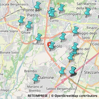 Mappa Via Costituzione, 24048 Treviolo BG, Italia (2.5435)