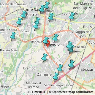 Mappa Via Risorgimento, 24048 Treviolo BG, Italia (2.42)