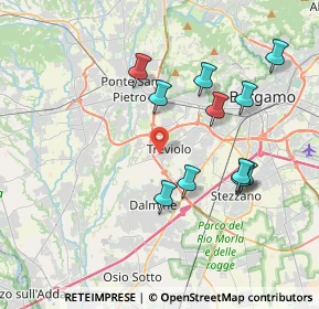 Mappa Via Costituzione, 24048 Treviolo BG, Italia (3.69364)