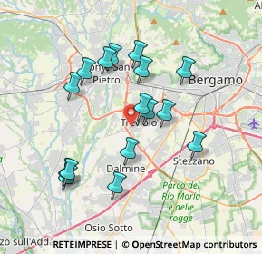 Mappa Via Risorgimento, 24048 Treviolo BG, Italia (3.41063)