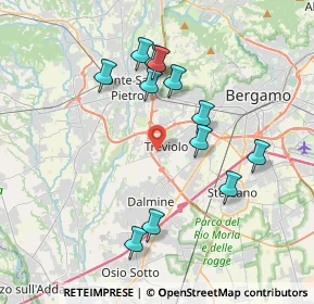 Mappa Via Costituzione, 24048 Treviolo BG, Italia (3.62417)