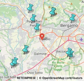 Mappa Via Risorgimento, 24048 Treviolo BG, Italia (5.11583)